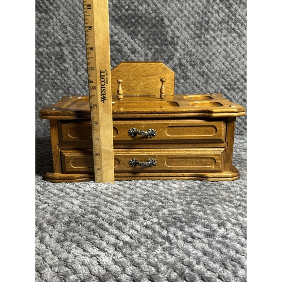 VTG Mele Co Designer Valet/Jewelry Box with‎ Gold Velvet Lining MCM - Picture 9 of 11